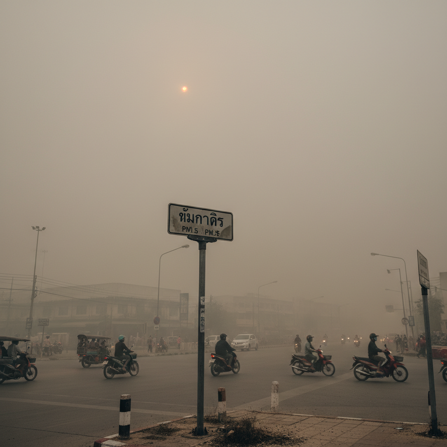 タイ政府、PM2.5対策強化！山火事・煙害に新方針